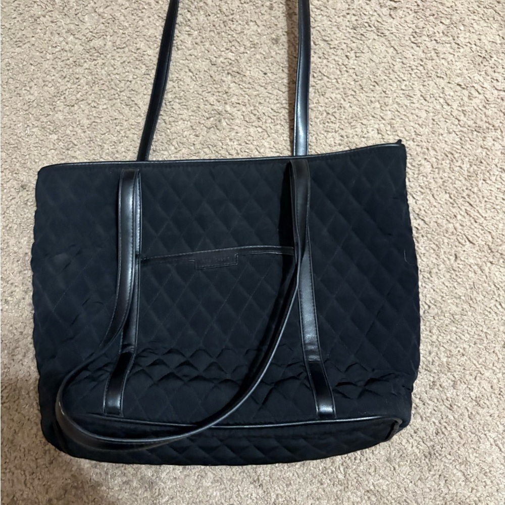 Vera Bradley Black Quilted Tote